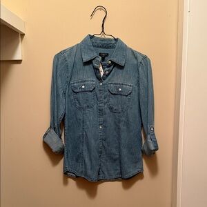Talbots Blue Button Down Shirt